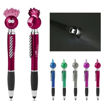 Image of 150 Promotional Goofy Group Lite-Up Stylus Pen - LED Light & ...