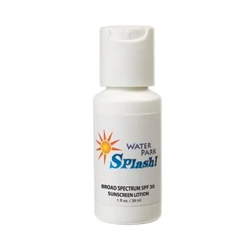 Image of 100 Custom 1 oz SPF 30 Sunscreen Bottle - Broad Spectrum