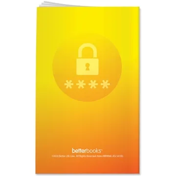 Image of 300 Custom Better Book - Track Your Passwords - 36 Pages