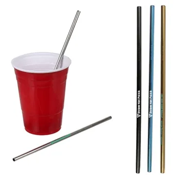 Image of 500 Promotional Metal Straw - FDA Approved & Reusable