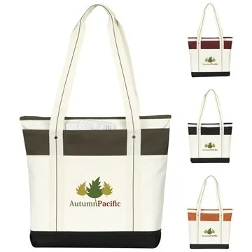 Image of 25 Promotional Hamptons Getaway Tote - Zippered & Shoulder Length
