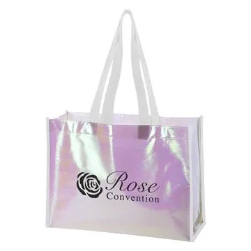 Mini Pearl Laminated Non-Woven Tote Bag - Water Resistant