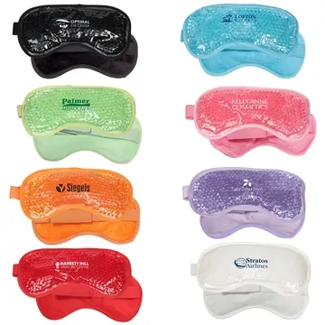 Image of 100 Customized Plush Hot Cold Eye Mask - Therapeutic & FDA ...