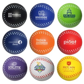 Image of 150 Promotional Baseball Stress Reliever - Polyurethane