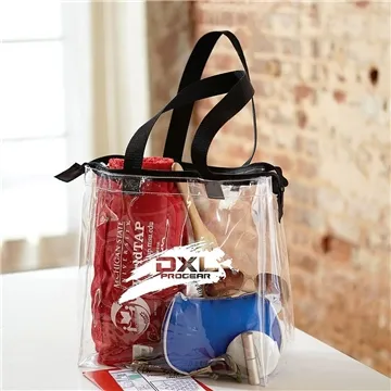 Image of 100 Custom The Pro Stadium Tote W/ Zipper - NFL Approved & Clear ...