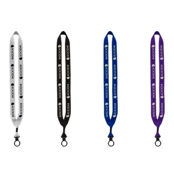 3/4 Polyester Lanyard with O-Ring - Durable