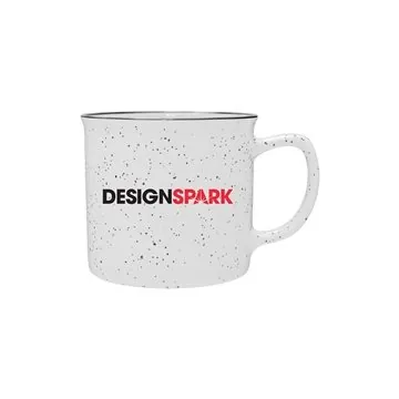 Image of 48 Promotional 12 oz Cambria Ceramic Mug - White - Microwave Safe ...