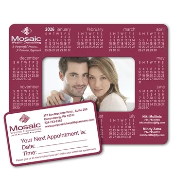 Image of 250 Custom Calendar Picture Frame Magnet - Removable Frame & ...