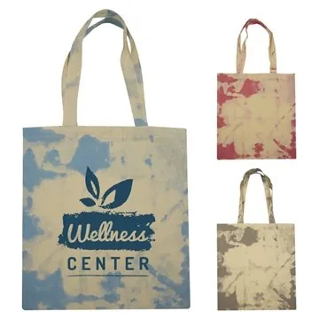 Image of 50 Promotional Cotton Candy Tie Dye Tote Bag - 130 GSM