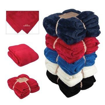 Image of 6 Customized Shetland Sherpa 50 x 60 Reversible Blanket - Machine ...
