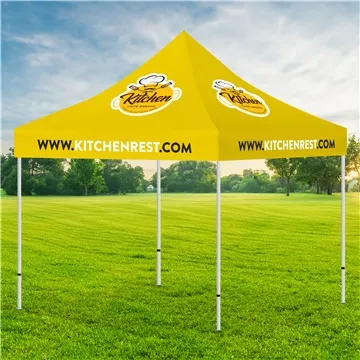 10-Foot Full Color Standard Tent - Water Resistant & UV Protected