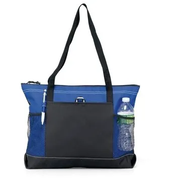 Image of 50 Promotional Select Zippered Tote - Storage Capacity & Mesh ...