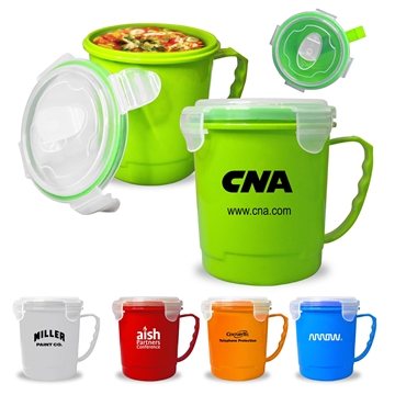 Soup Mug - Locking Lid & Microwave Safe