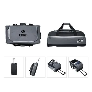 Image of 3 Customized Skechers Saratoga 28" Wheeled Duffel - Telescoping ...
