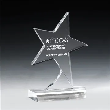 Image of 15 Customized Standing Star Award - Acrylic
