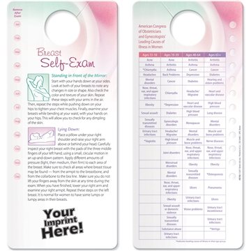 Shower Card - Breast Self-Exam - Waterproof & Monthly Tracker
