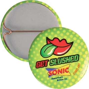 Image of 250 Promotional 1" Round Lock Pin Button - Laminated