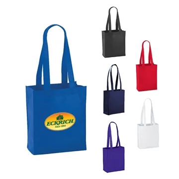 Image of 150 Custom Mini Elm Non-Woven Tote - Recyclable & 24" Handles