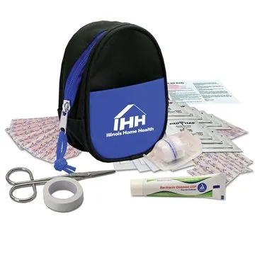 Image of 50 Promotional Zipper Tote First Aid Kit - 45 Piece & FDA ...