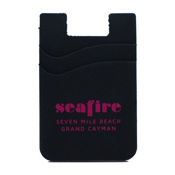 Double Pocket Silicone Smart Wallet - Adhesive & 4 Card Capacity