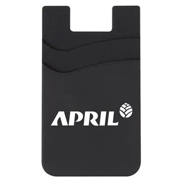 Double Pocket Silicone Smart Wallet - Adhesive & 4 Card Capacity