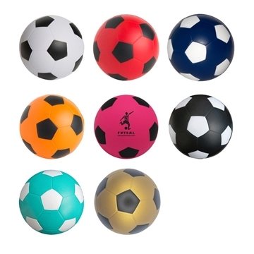 Image of 150 Custom Soccer Ball Stress Reliever - Squeezable