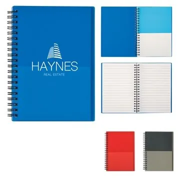 Image of 100 Customized Two-Tone Spiral Notebook - 70 Page