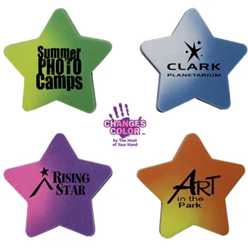 Mood Die Cut Eraser-Star - Color Changing