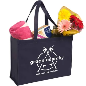Image of 75 Customized RPET Non-Woven Shopping Tote - 80GSM