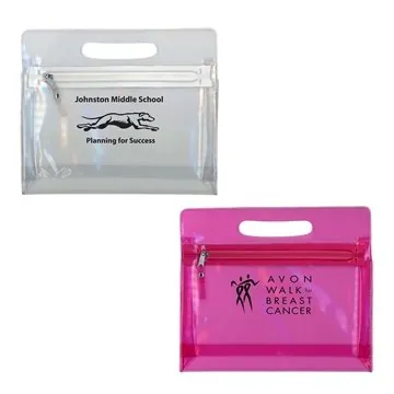 Image of 100 Promotional Translucent Airline Pouch Cosmetic Case with ...