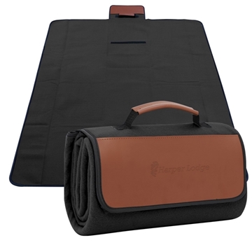 Premium Roll-Up Picnic Blanket - Water Resistant & Portable