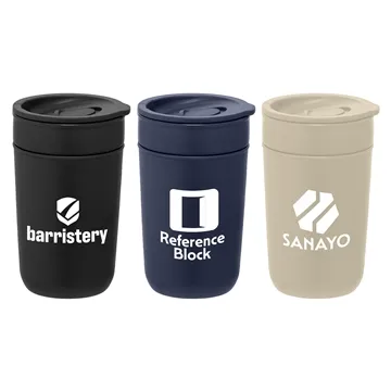 50 Customized Danube - 12 oz Ceramic Tumbler with Recycled Plastic ...