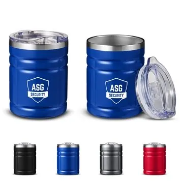 Image of 50 Customized Campfire 12oz Grid Tumbler - Double Wall & Slide ...