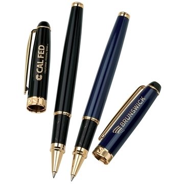 Image of 13 Custom Alberti Bettoni Rollerball Pen - Brass Construction & ...