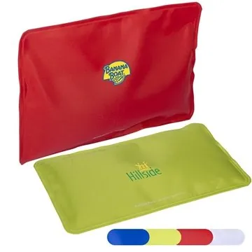 Image of 100 Custom Nylon Covered Gel Hot-Cold Pack - Non-toxic & Reusable