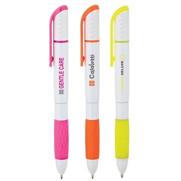 Vortex Ballpoint & Highlighter - Silicone Grip