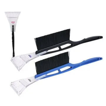 Image of 100 Custom Long Handle Ice Scraper Snowbrush - 20.5 inch