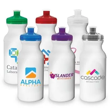 Image of 100 Customized Bike - 20 oz Sports Water Bottle - Recycled & ...