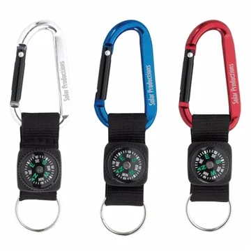 Image of 250 Customized Navigating Carabiner - Built-in Compass