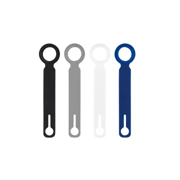 Image of 100 Custom AirTag Silicone Luggage Tag - Impact Resistant & ...