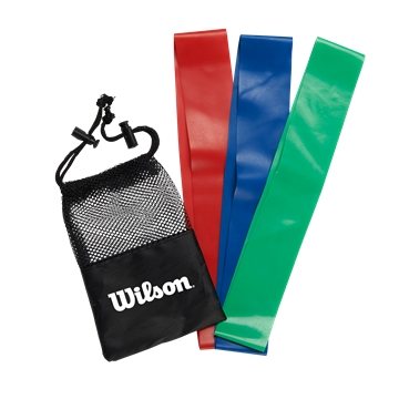 3 Piece Fitness Resistance Band Set - Latex & Multi-Tension