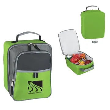 Image of 50 Custom Pack It Up Lunch Bag - PEVA Lined & Double Zippered