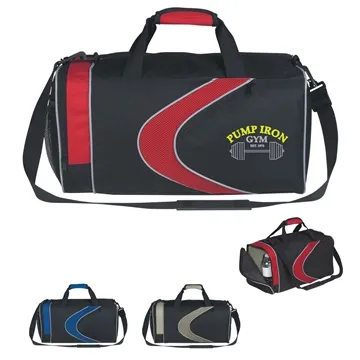 Sports Duffel Bag - 600D Polyester & Adjustable Strap