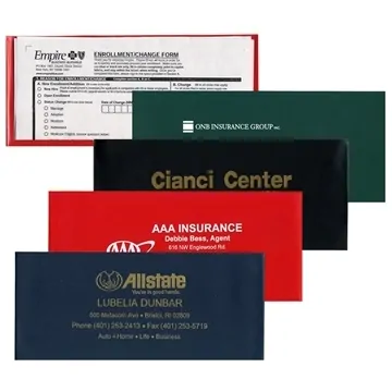 Image of 250 Custom Large Insurance Card Holder - Glove Compartment Size