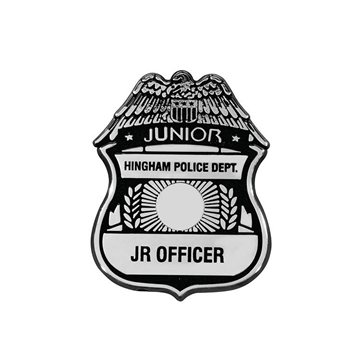 Police Badge - Silver Finish