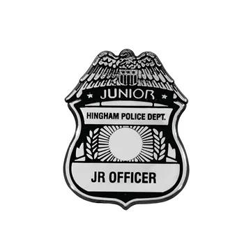 Police Badge - Silver Finish