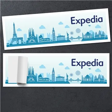 Image of 250 Customized 11.5" x 3" Bumper Sticker - Moisture Resistant & ...