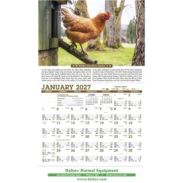 Triumph® Calendars Scenic Almanac - Weather Forecasts & Moon Phases