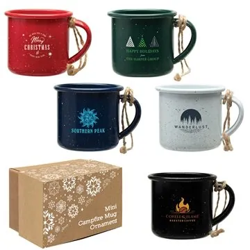 Image of 84 Customized Mini Campfire Mug Ornament - Carbon Steel & Gift ...