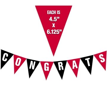 8 Pennant Banner - Paper Products - 14pt Paper